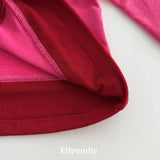 ［ELLY MOLLY］Rolling layered tee