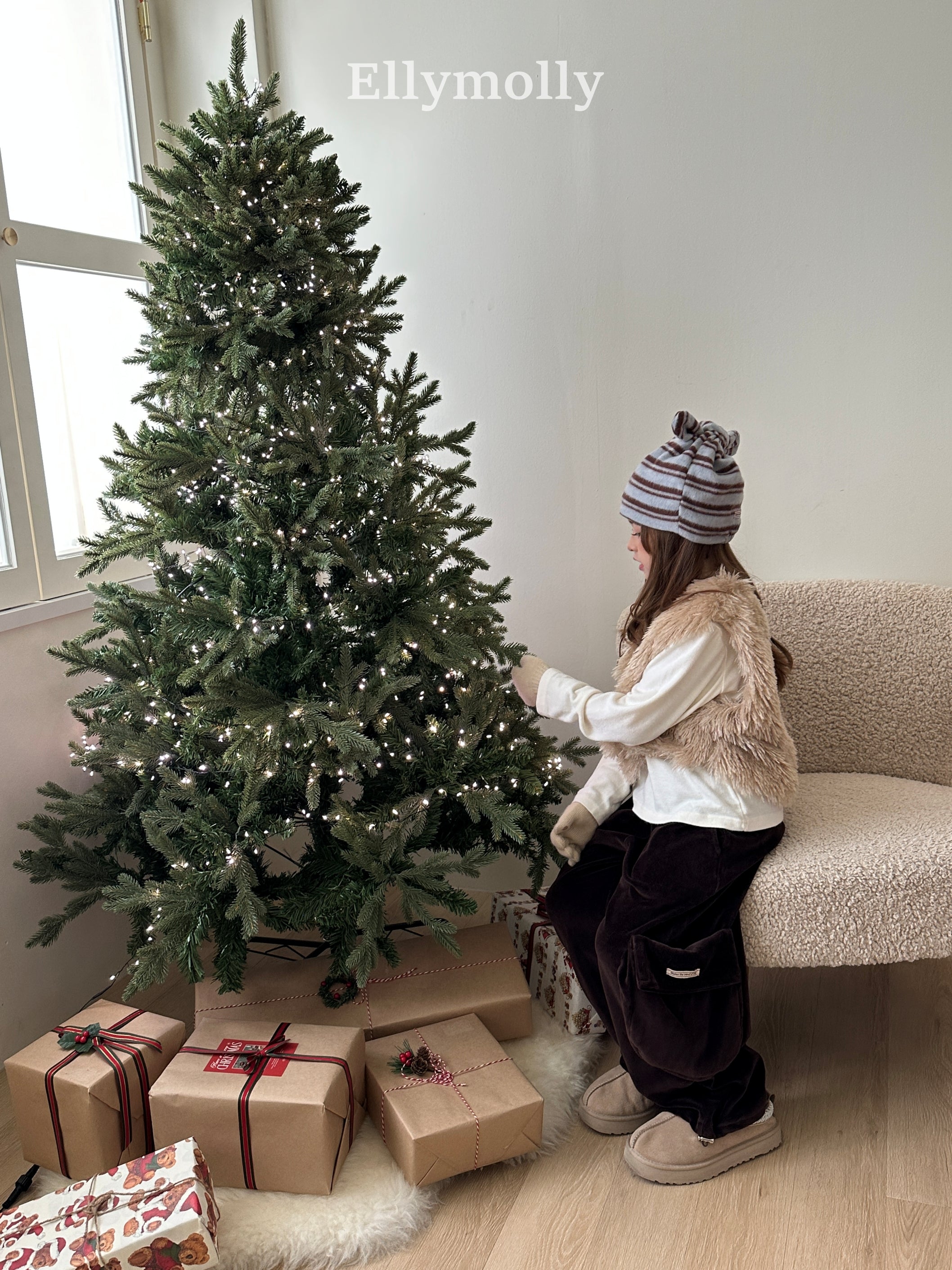 ［ELLY MOLLY］Rolling big cargo pants