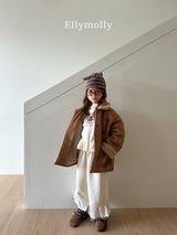 ［ELLY MOLLY］Rose frill hoodie