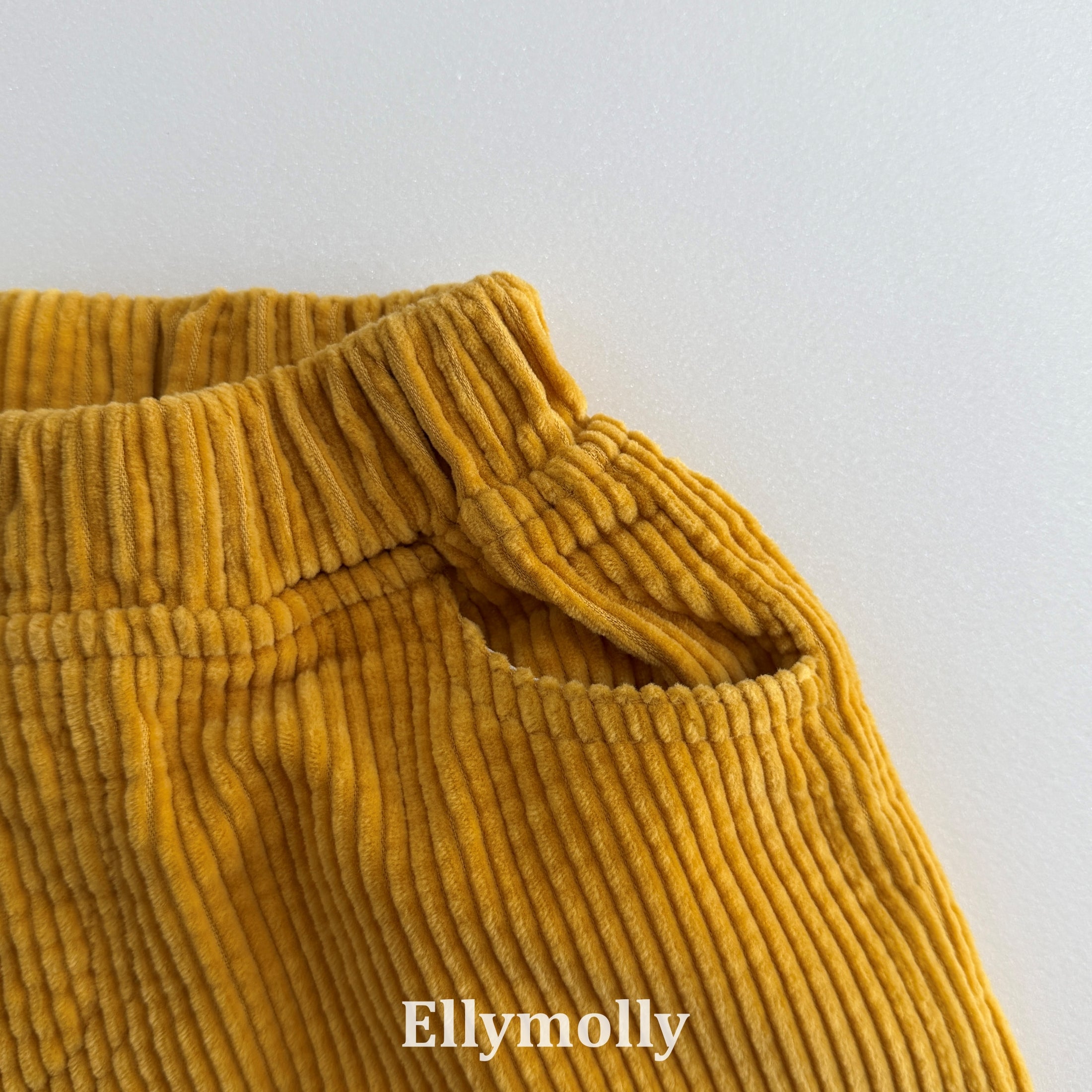 ［ELLY MOLLY］Soda corduroy half pants