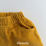 ［ELLY MOLLY］Soda corduroy half pants