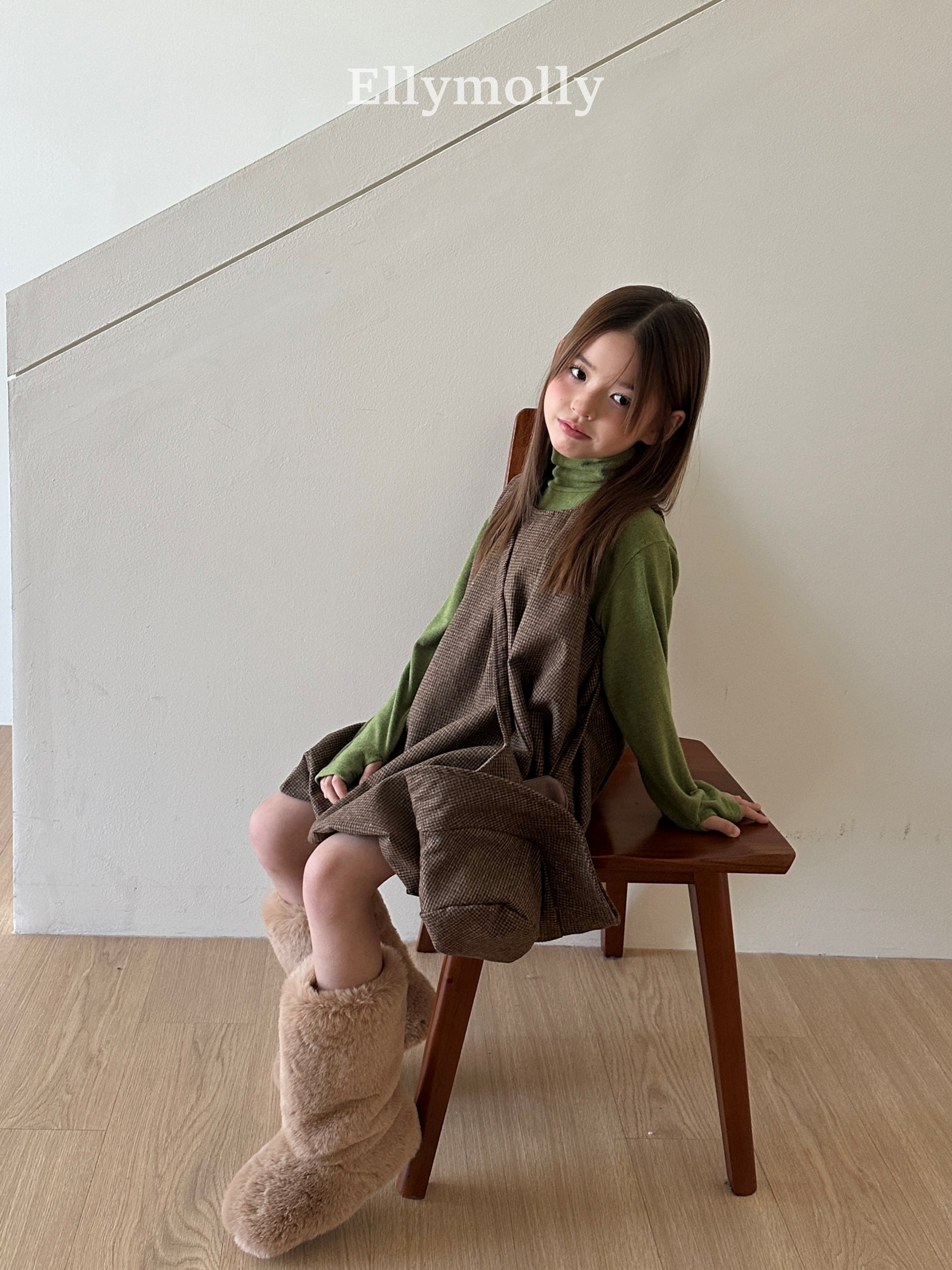 ［ELLY MOLLY］Luna balloon one-piece