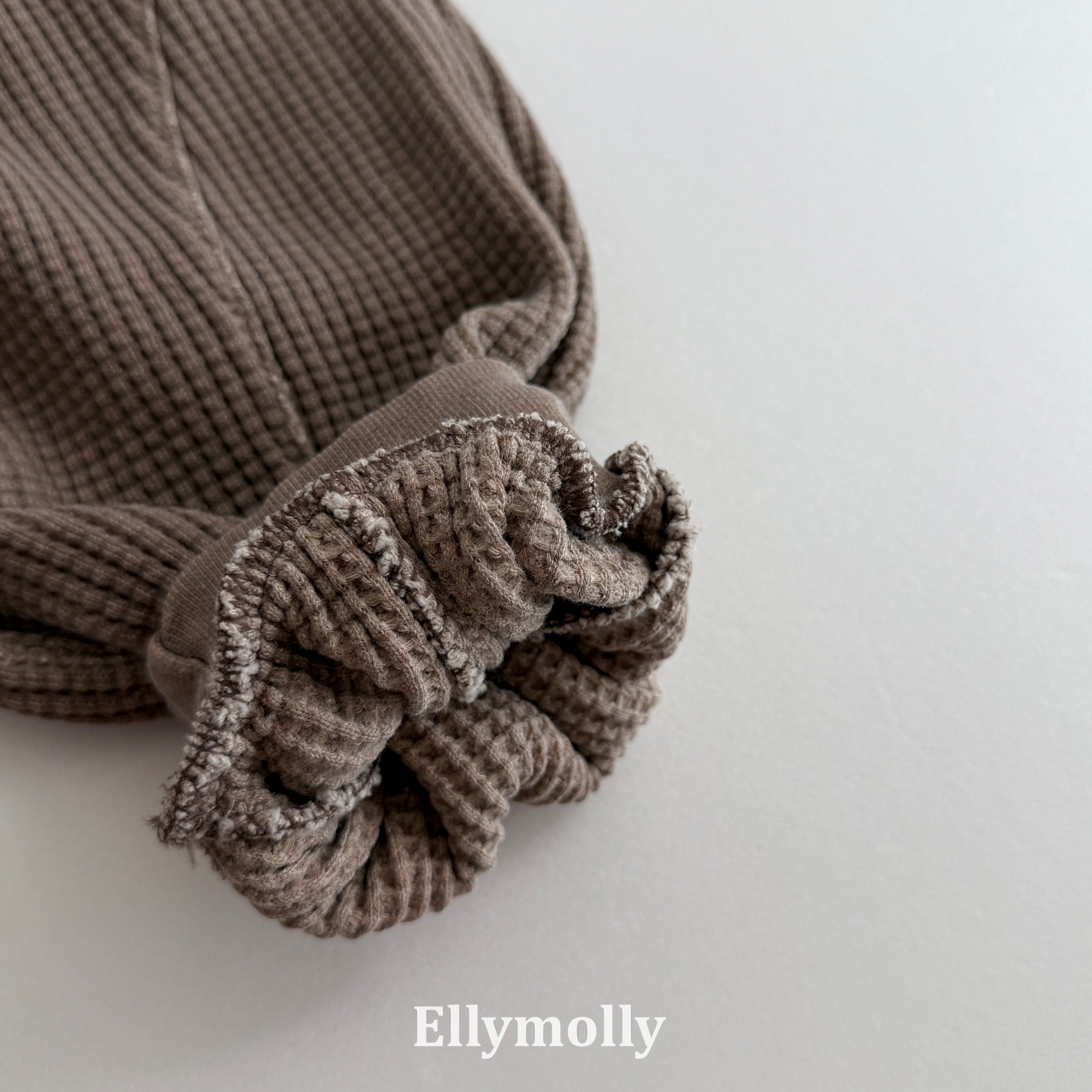 ［ELLY MOLLY］Waffle jogger pants