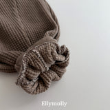 ［ELLY MOLLY］Waffle jogger pants