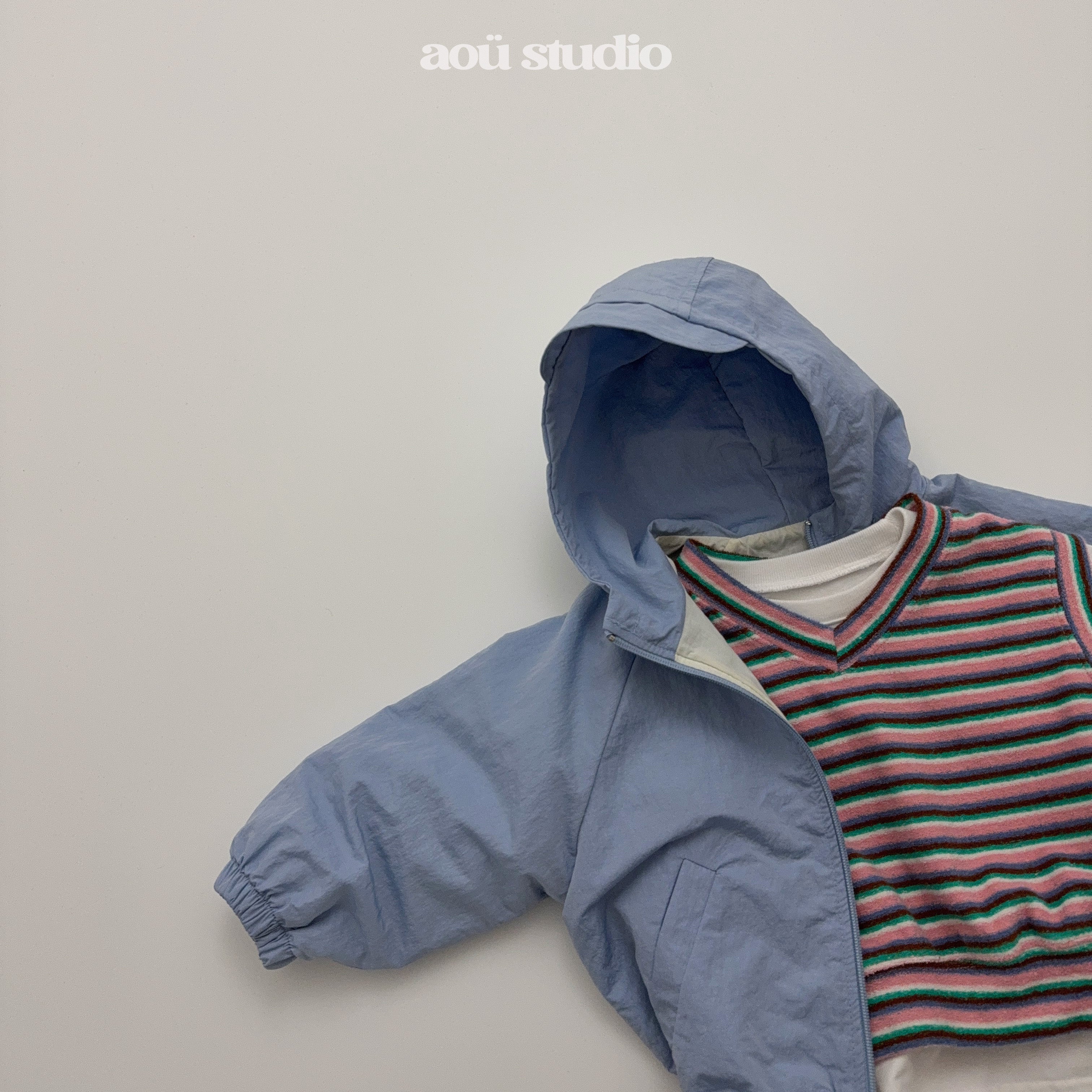 ［aou studio］Hood cap jumper