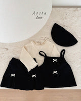 ［Aosta］Bibi Ribbon Vest