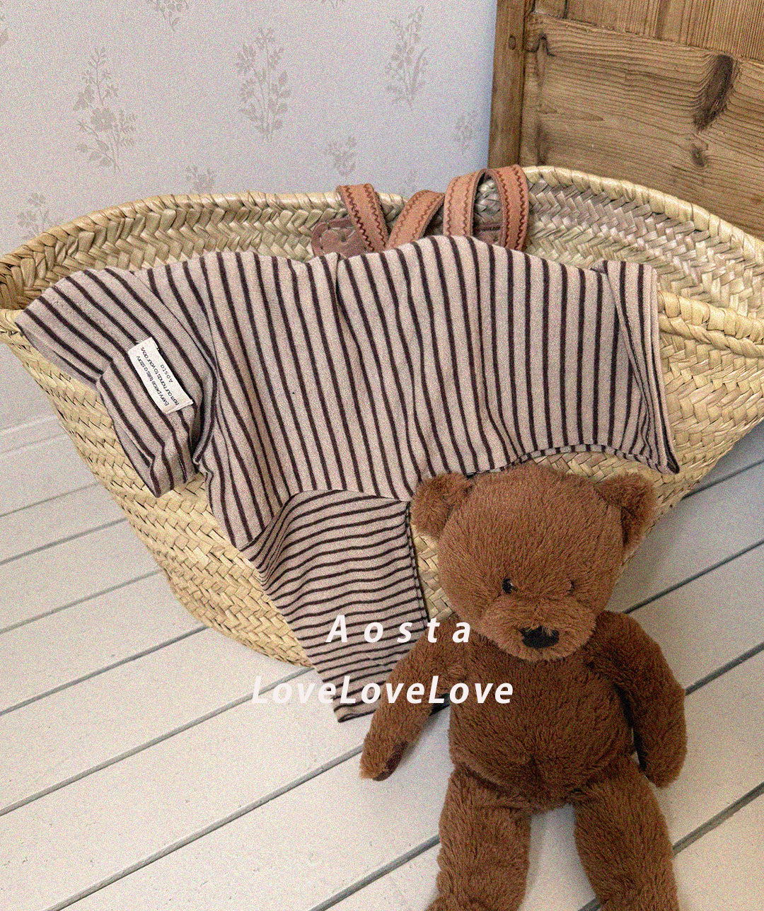 ［Aosta］Wool turtleneck tee