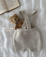 ［Aosta］Knit overalls