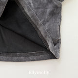 ［ELLY MOLLY］Velvet high neck tops
