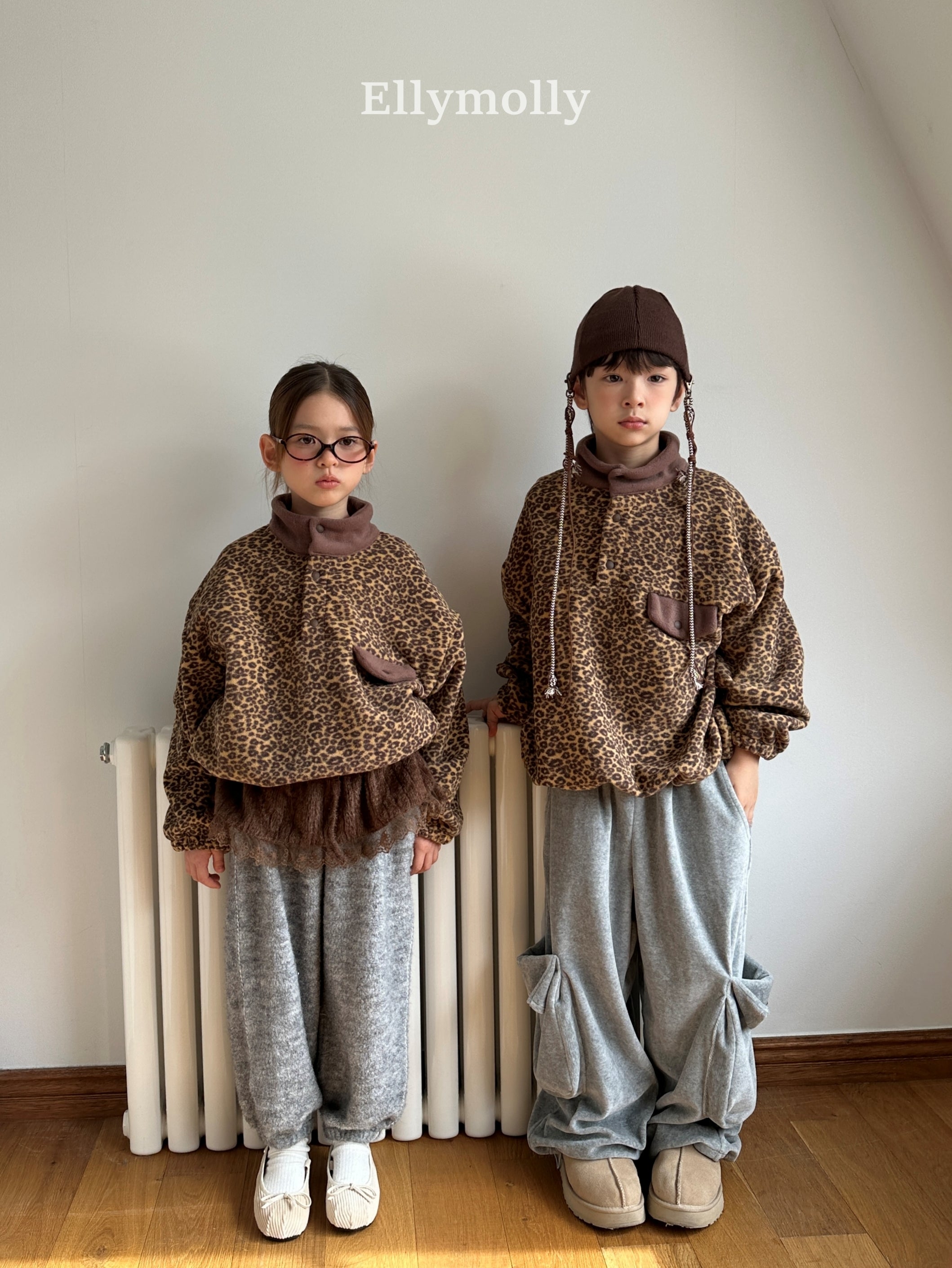 ［ELLY MOLLY］Blooming knit skirt