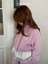 ［ELLY MOLLY］Fudge hug cardigan