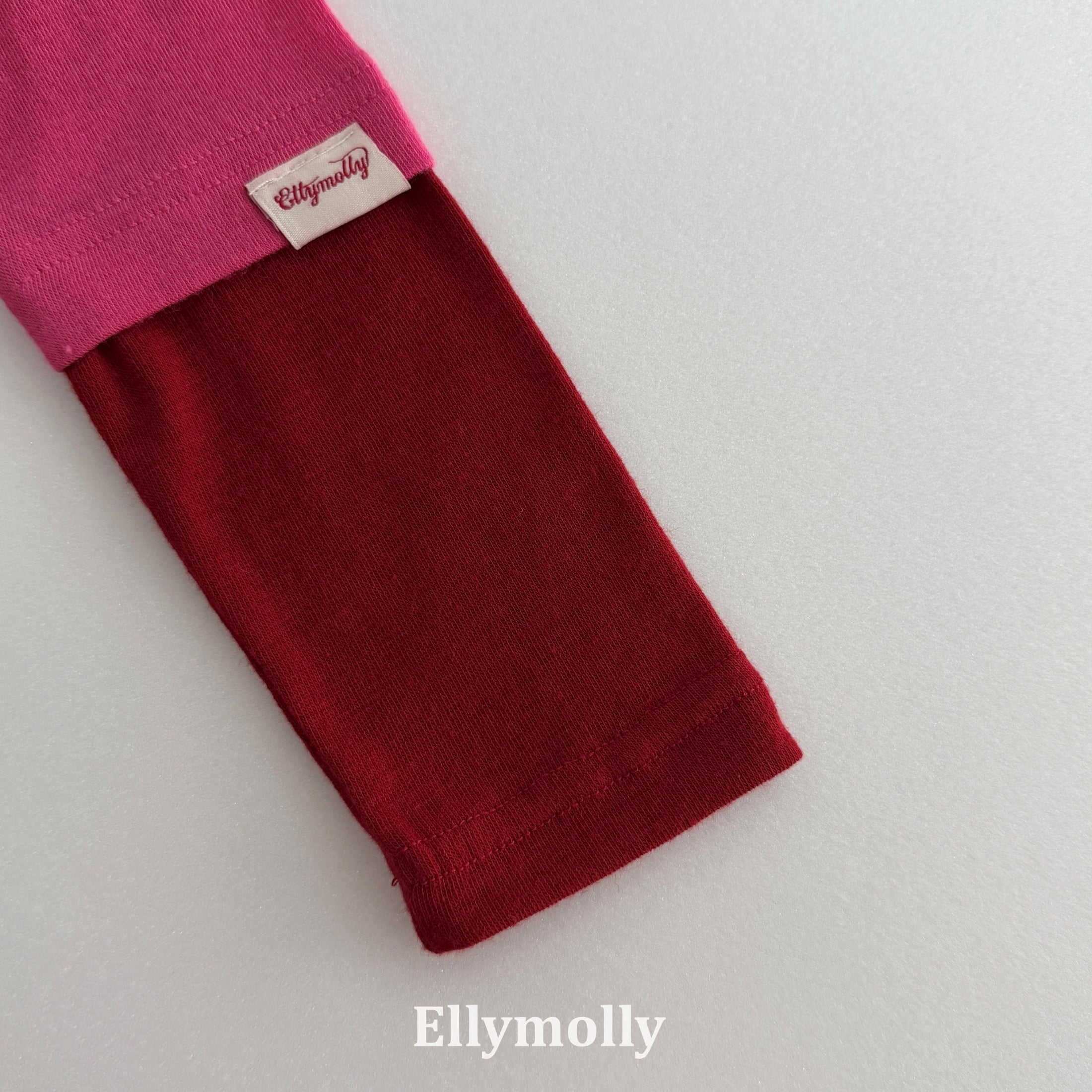 ［ELLY MOLLY］Rolling layered tee