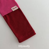 ［ELLY MOLLY］Rolling layered tee