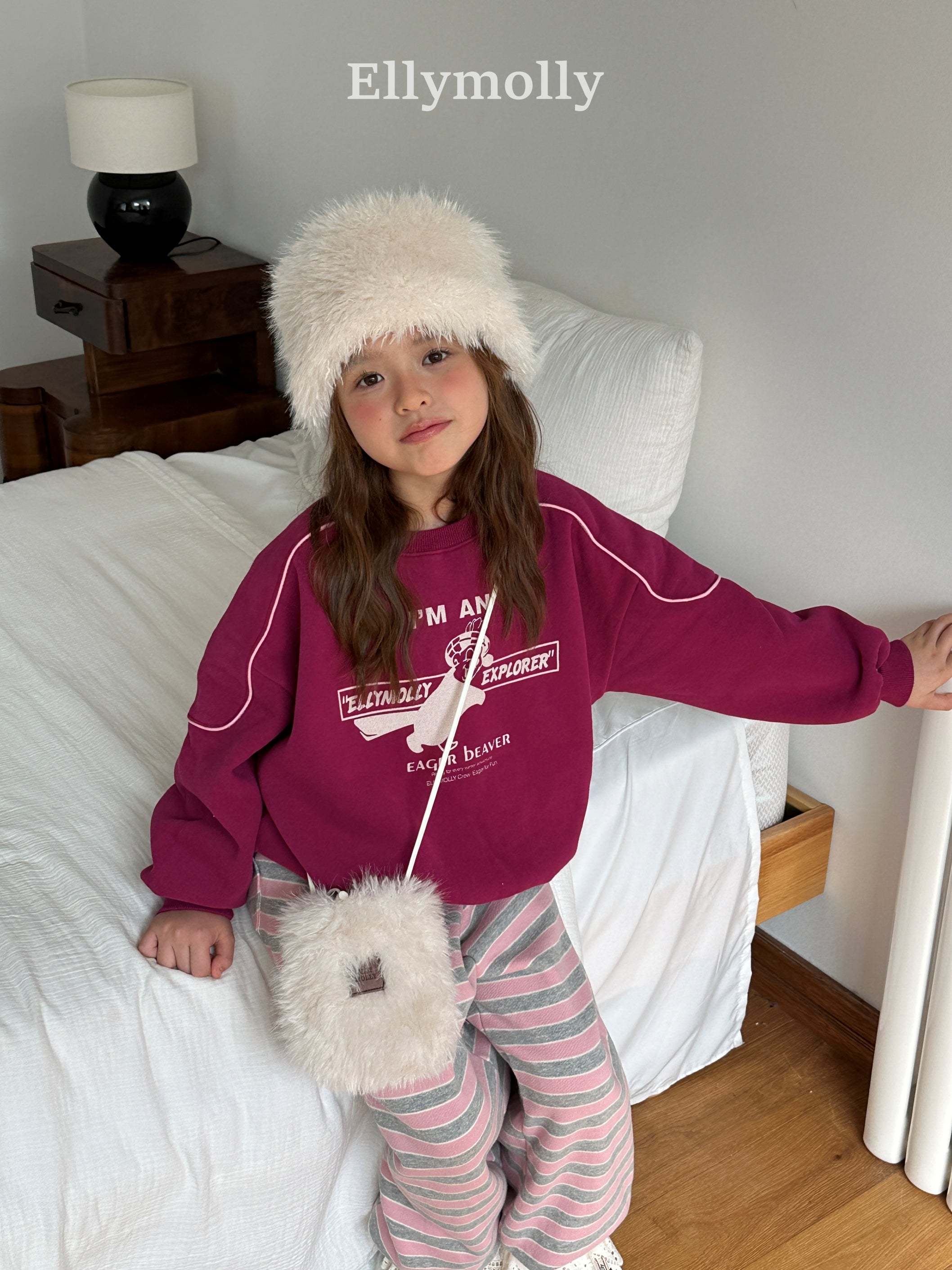 ［ELLY MOLLY］Crew piping mtm