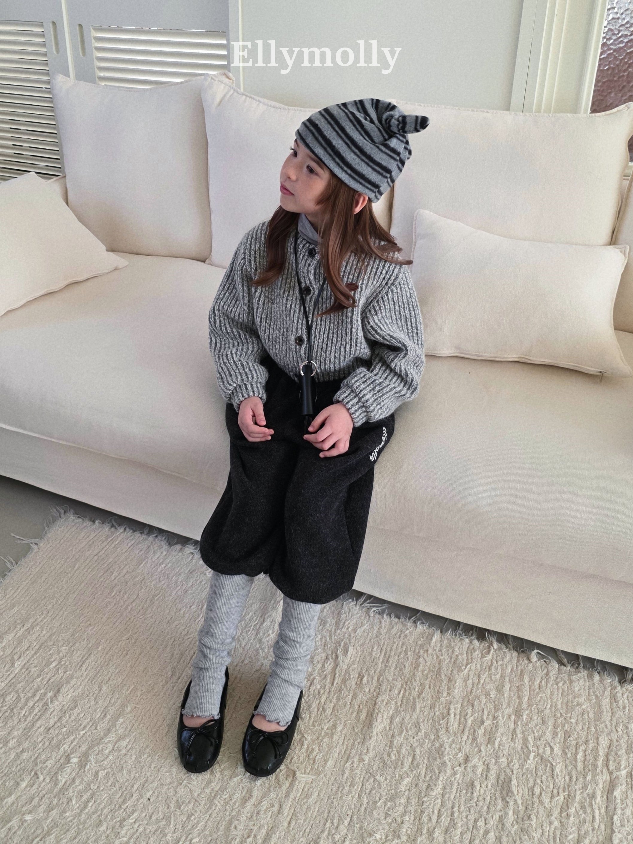 ［ELLY MOLLY］Point warm pants