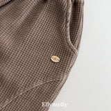 ［ELLY MOLLY］Waffle jogger pants
