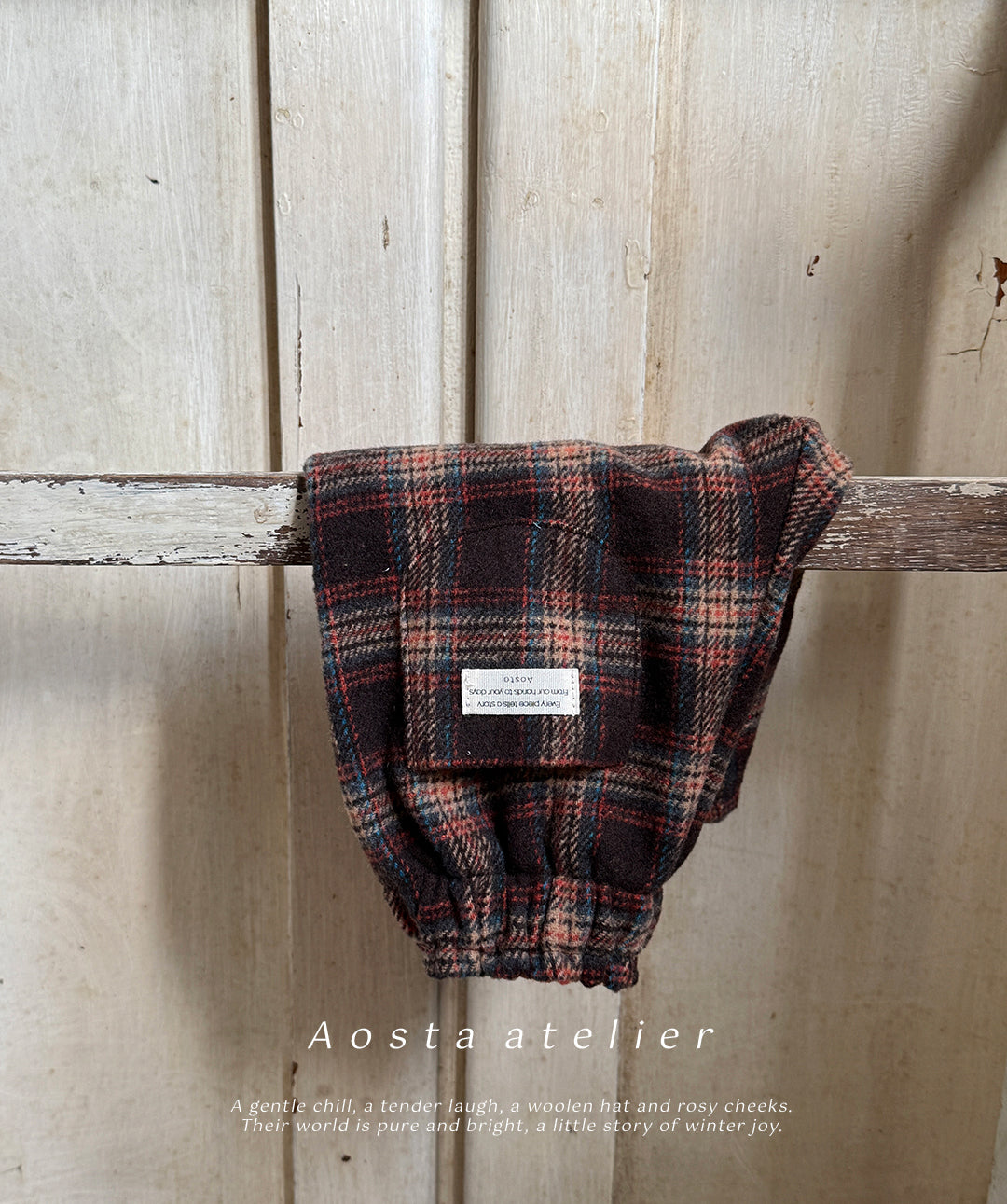 ［Aosta］Check pants