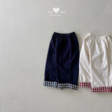 ［Lala land］Check roll up pants