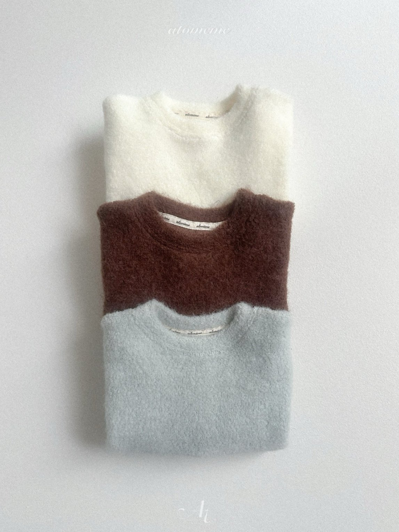 [atomeme] Knit Sweatshirt