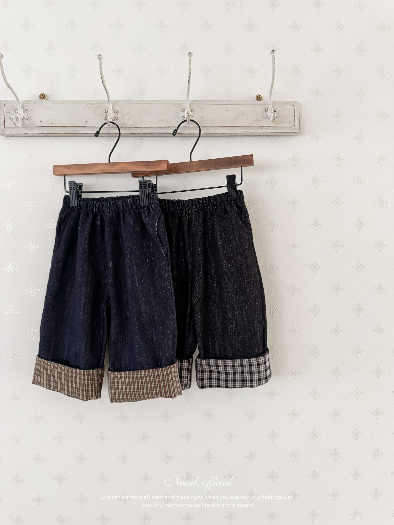 Lecel roll up pants