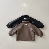 ［Lala land］Caross leather jacket