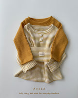 ［Aosta］Cookie Stripe Tee