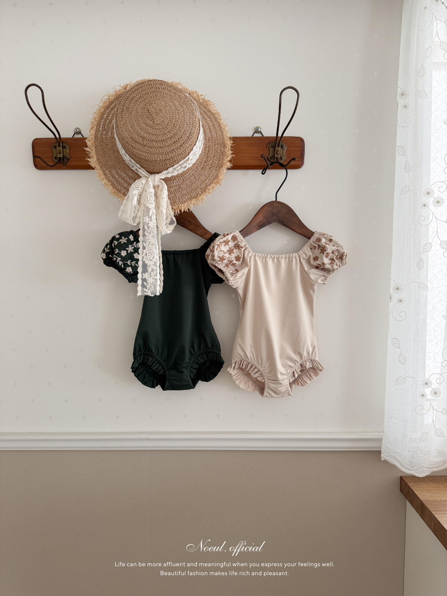Coco embroidery swimwear
