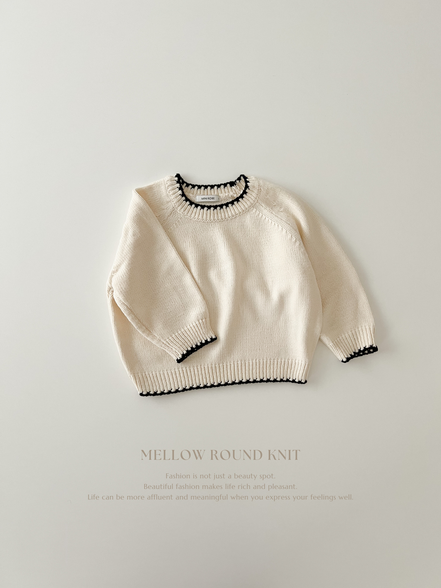 Mellow round knit