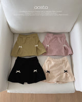 ［Aosta］Bibi Ribbon Skirt Pants