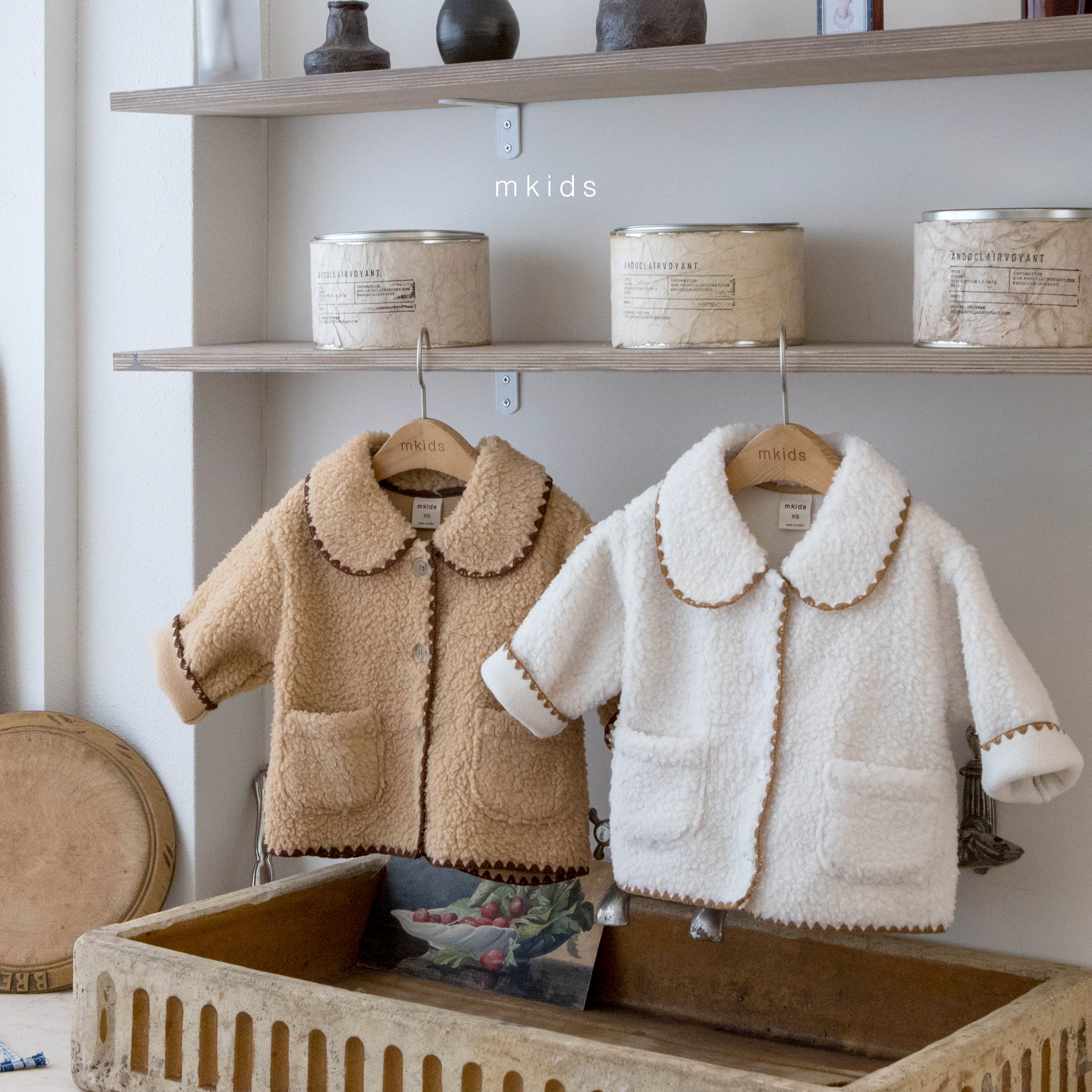 ［mkids］Melody boa jacket