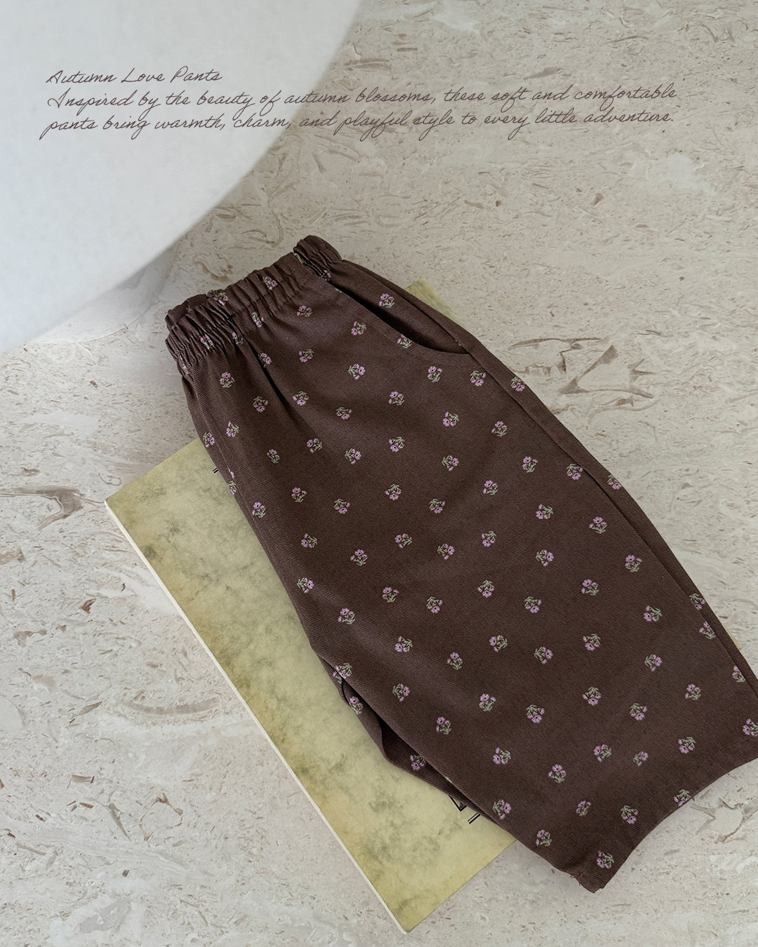 ［Aosta］Love Flower Pants
