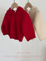 ［Aosta］Knit Cookie Hoodie