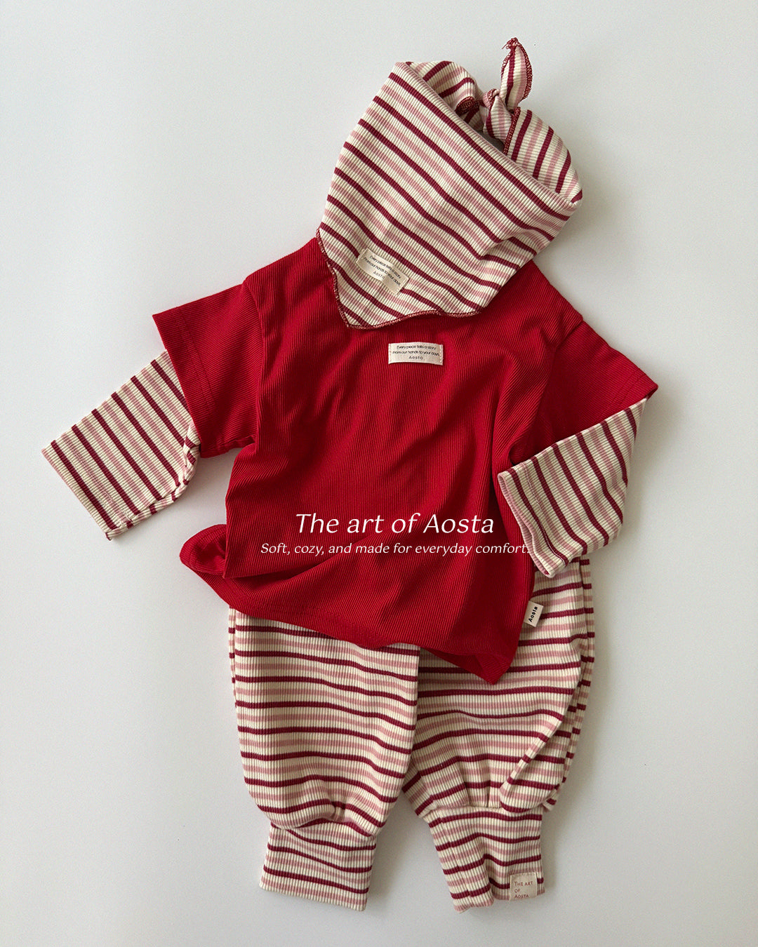 ［Aosta］Crayon Stripe Pants