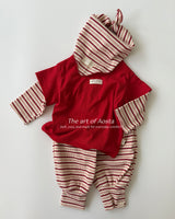 ［Aosta］Crayon Stripe Pants