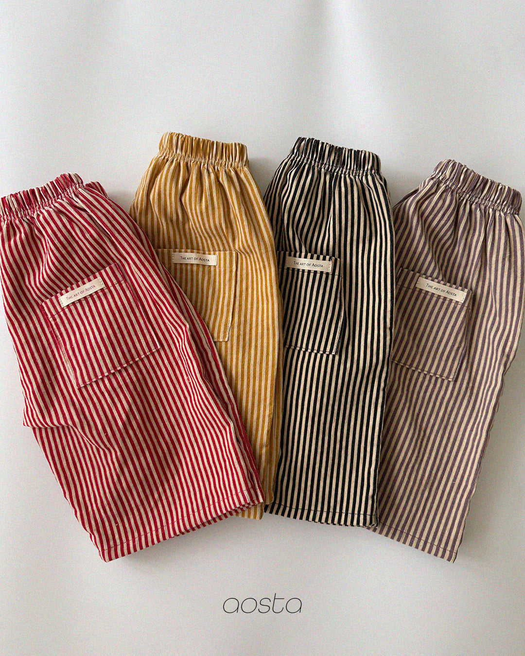 ［Aosta］Louis Stripe Pants