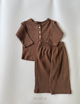 ［Aosta］Butter Button Tee