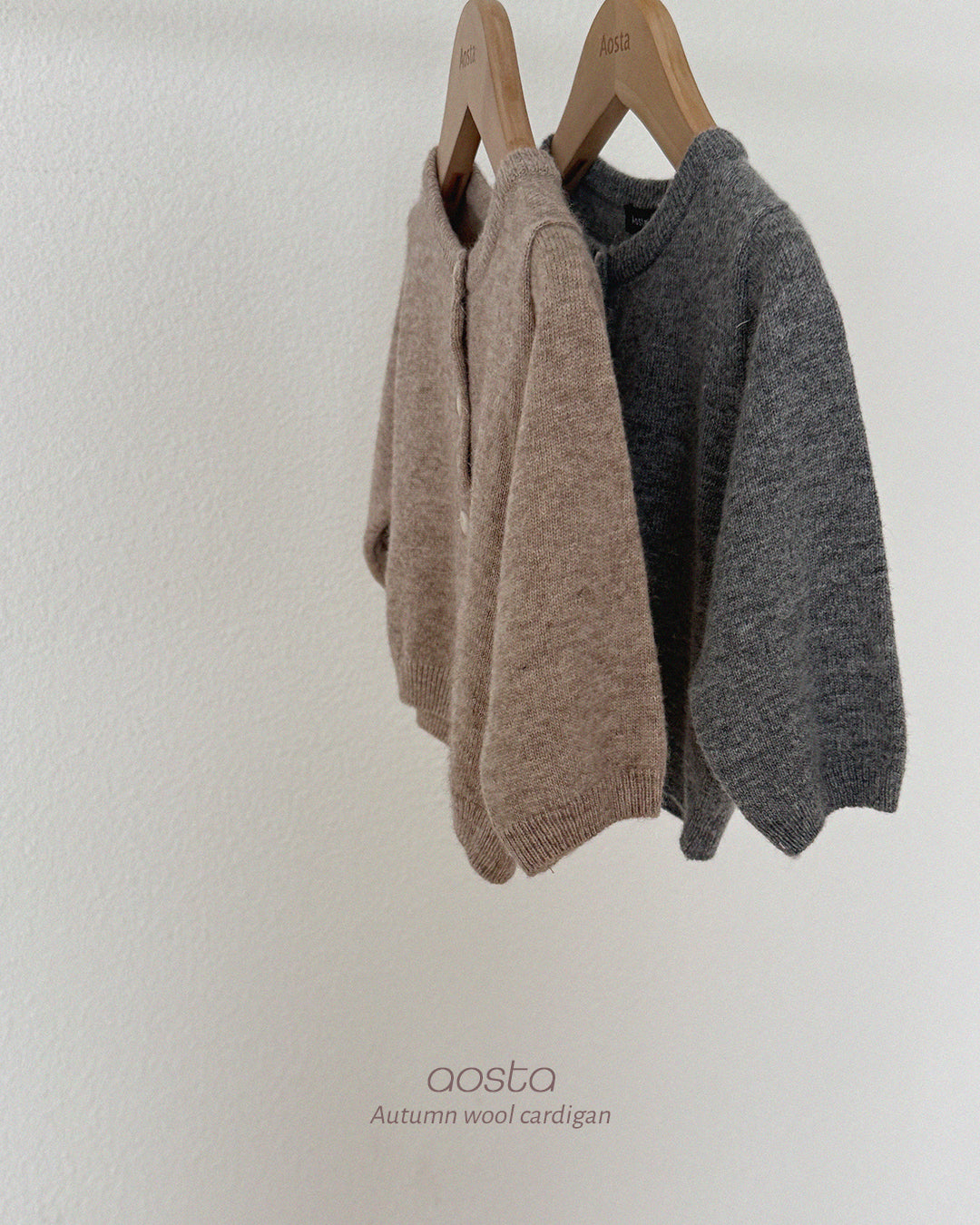 ［Aosta］Knit Cashmere Cardigan