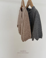 ［Aosta］Knit Cashmere Cardigan
