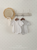Rabi frill puff rompers