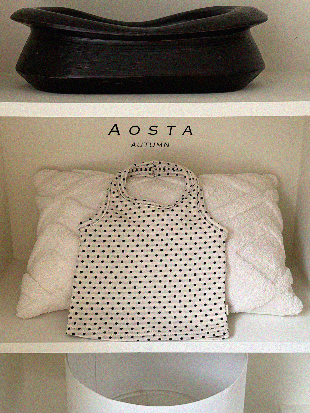 ［Aosta］Choco Chip Halter Neck