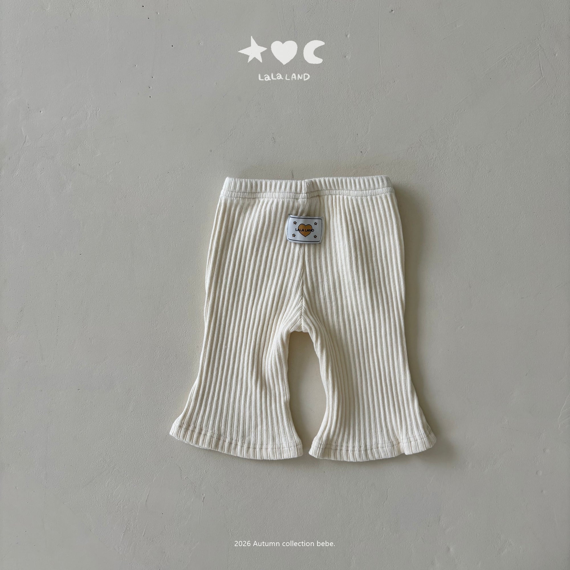 ［Lala land］Tulip rib pants