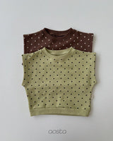 ［Aosta］Dot Tongtong Vest