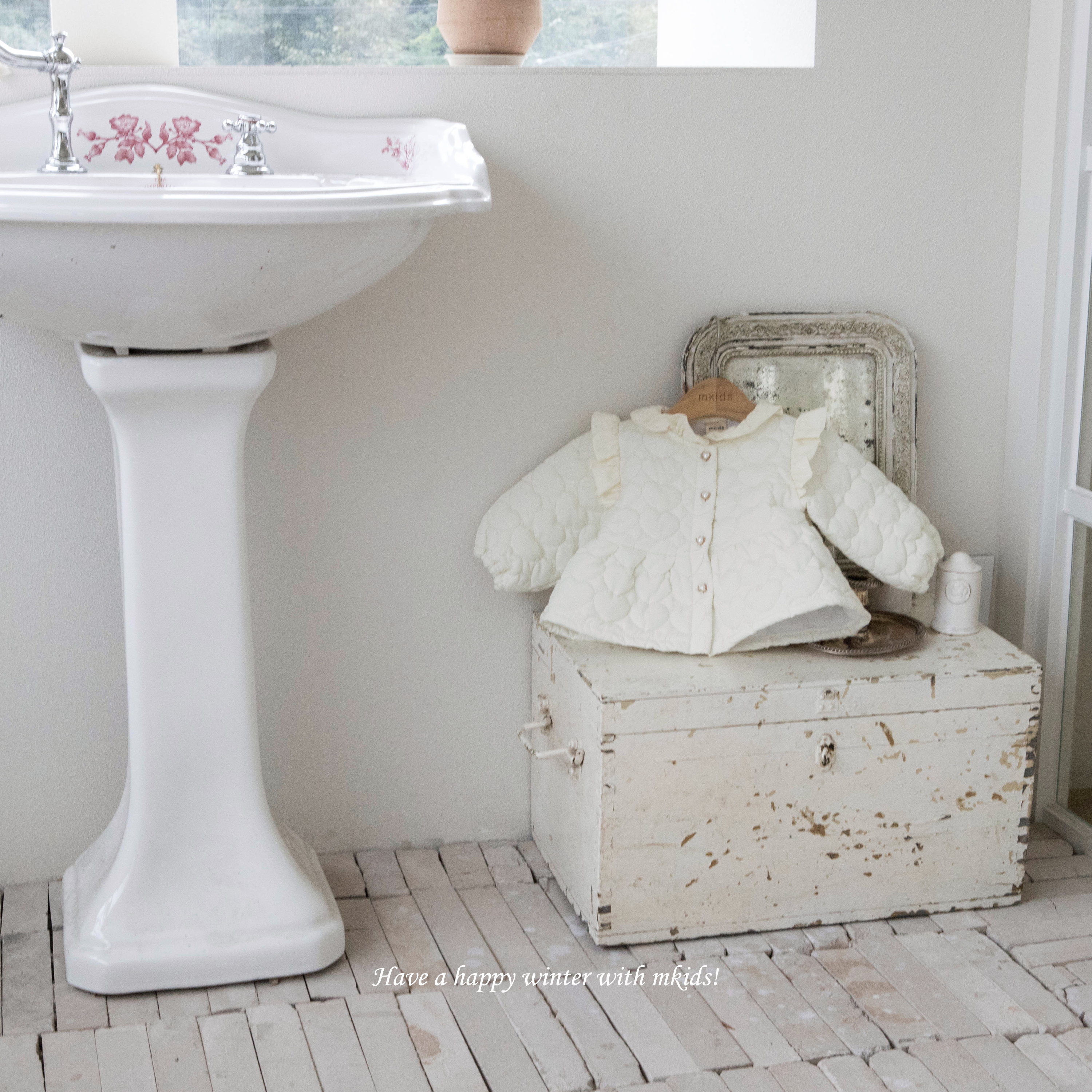 ［mkids］Love you quilting jacket