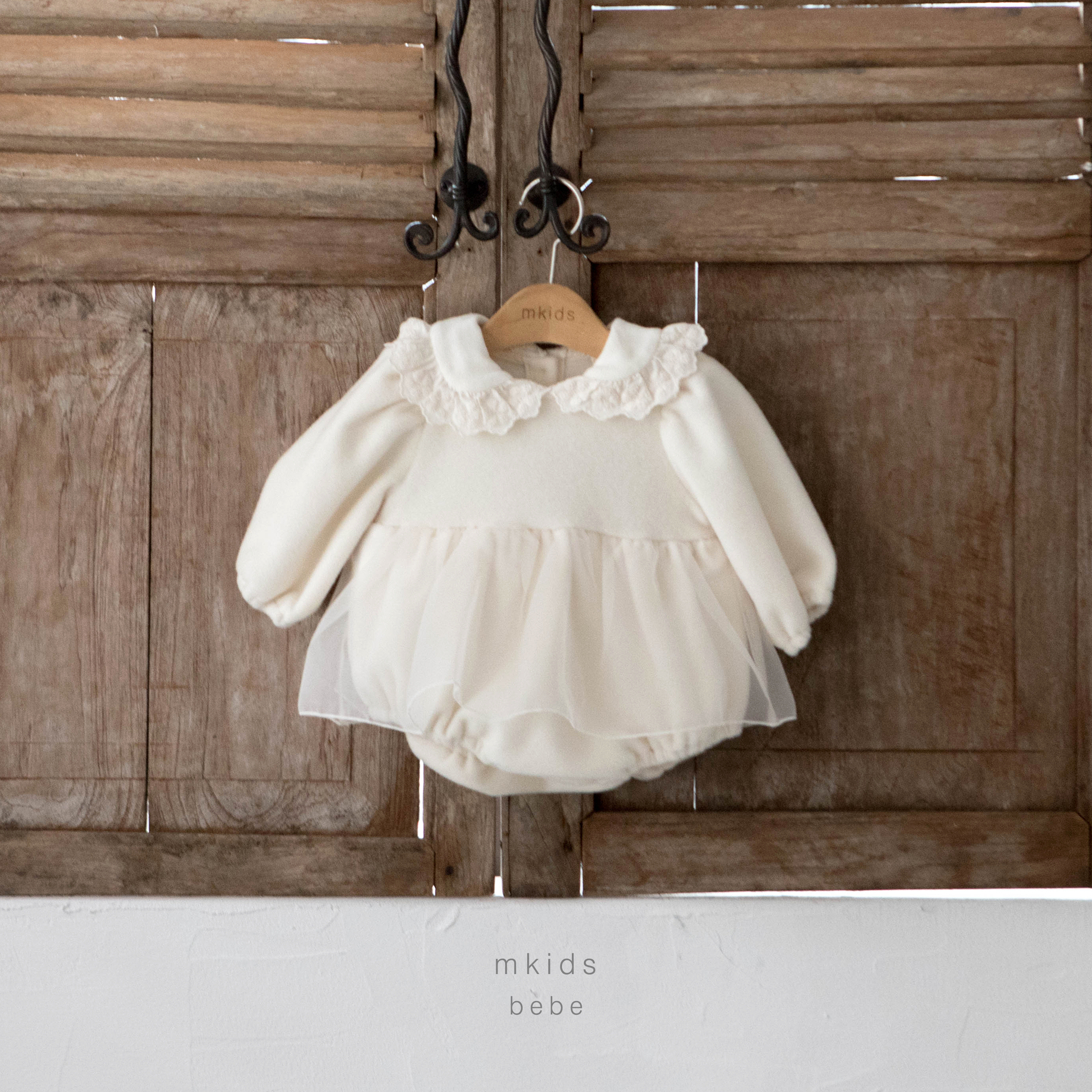 ［mkids］Pure fleece rompers