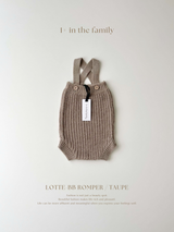 ［1+ in the family］LOTTE-bb romper / taupe