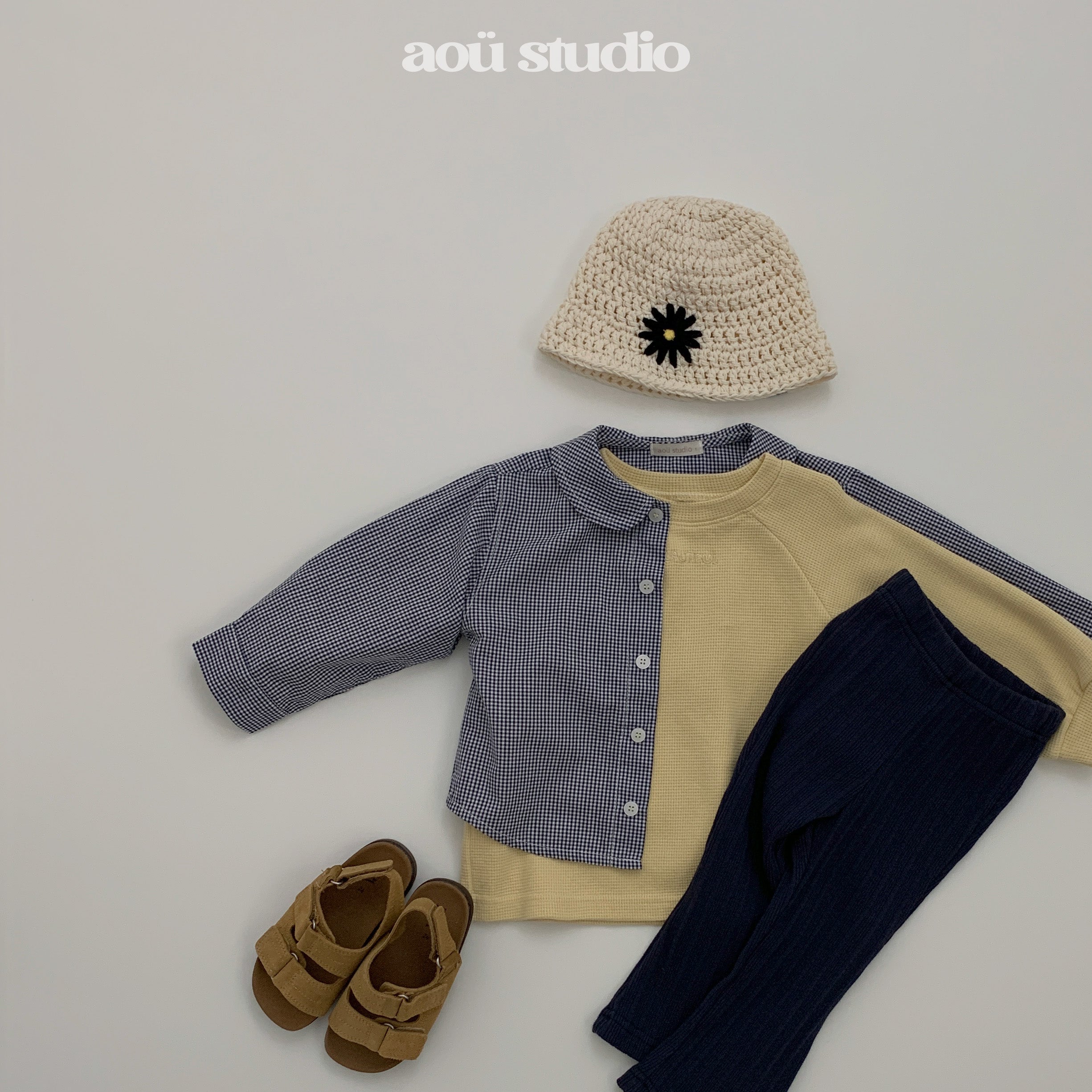 ［aou studio］Coco flare leggings