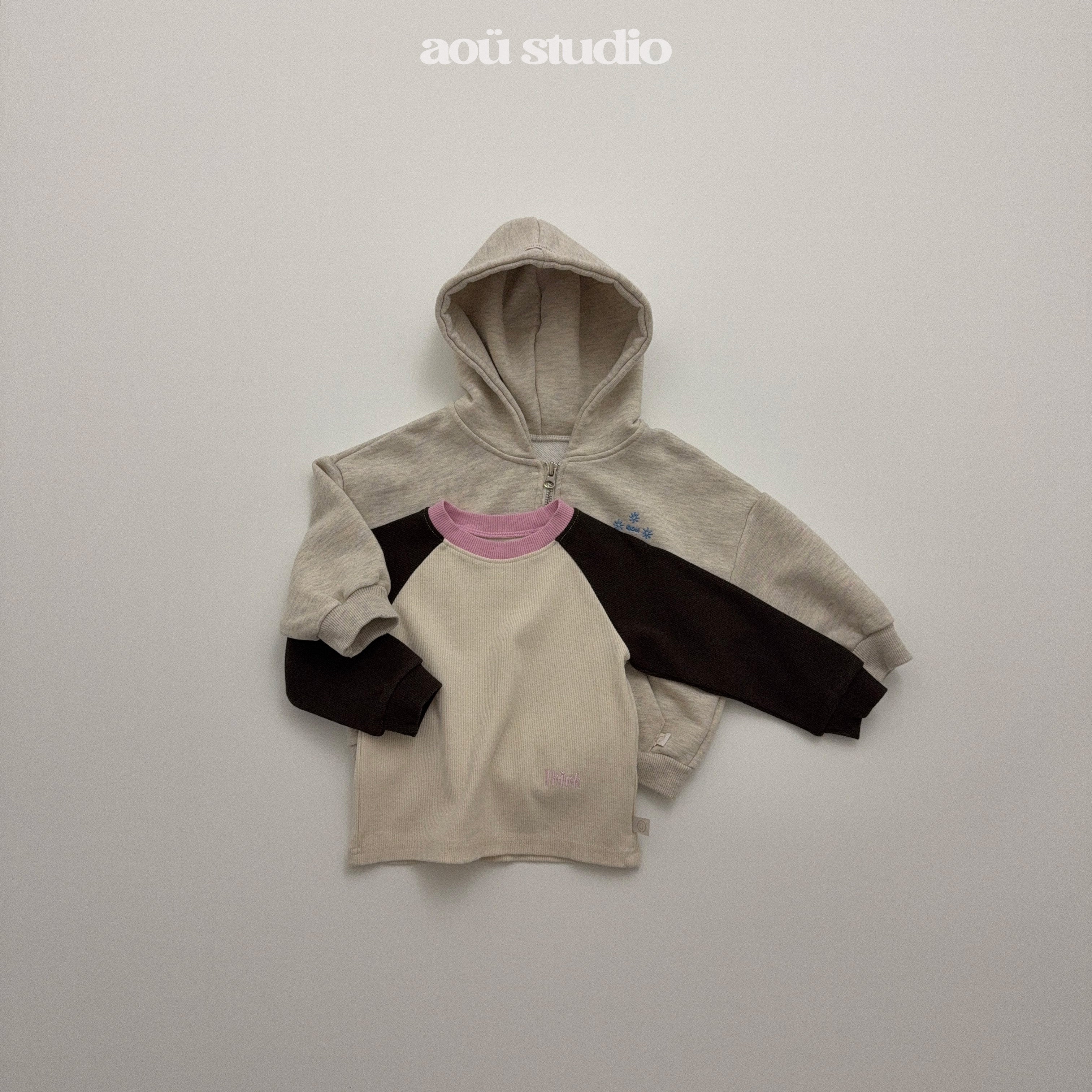 ［aou studio］Aou hood zip up