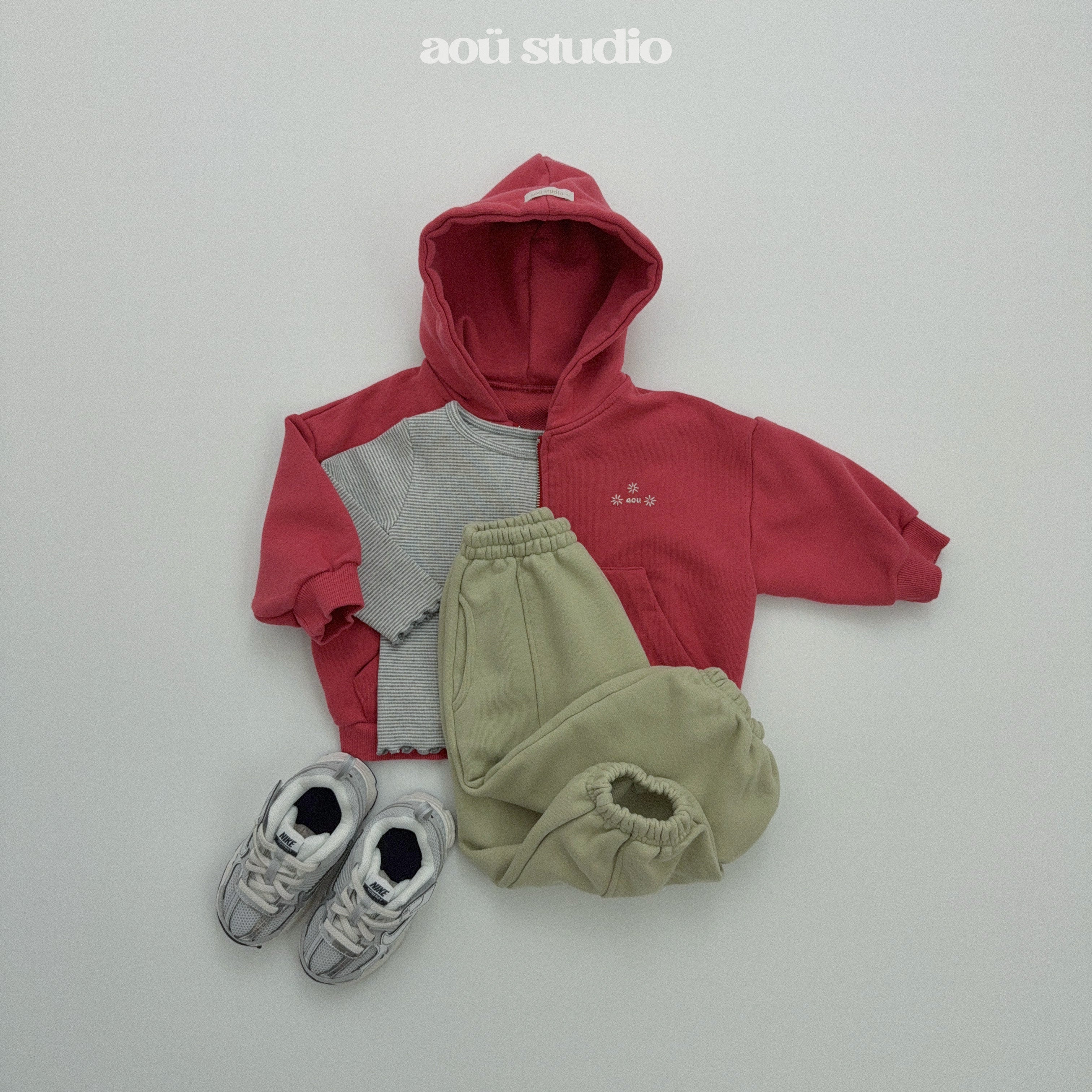 ［aou studio］Aou hood zip up