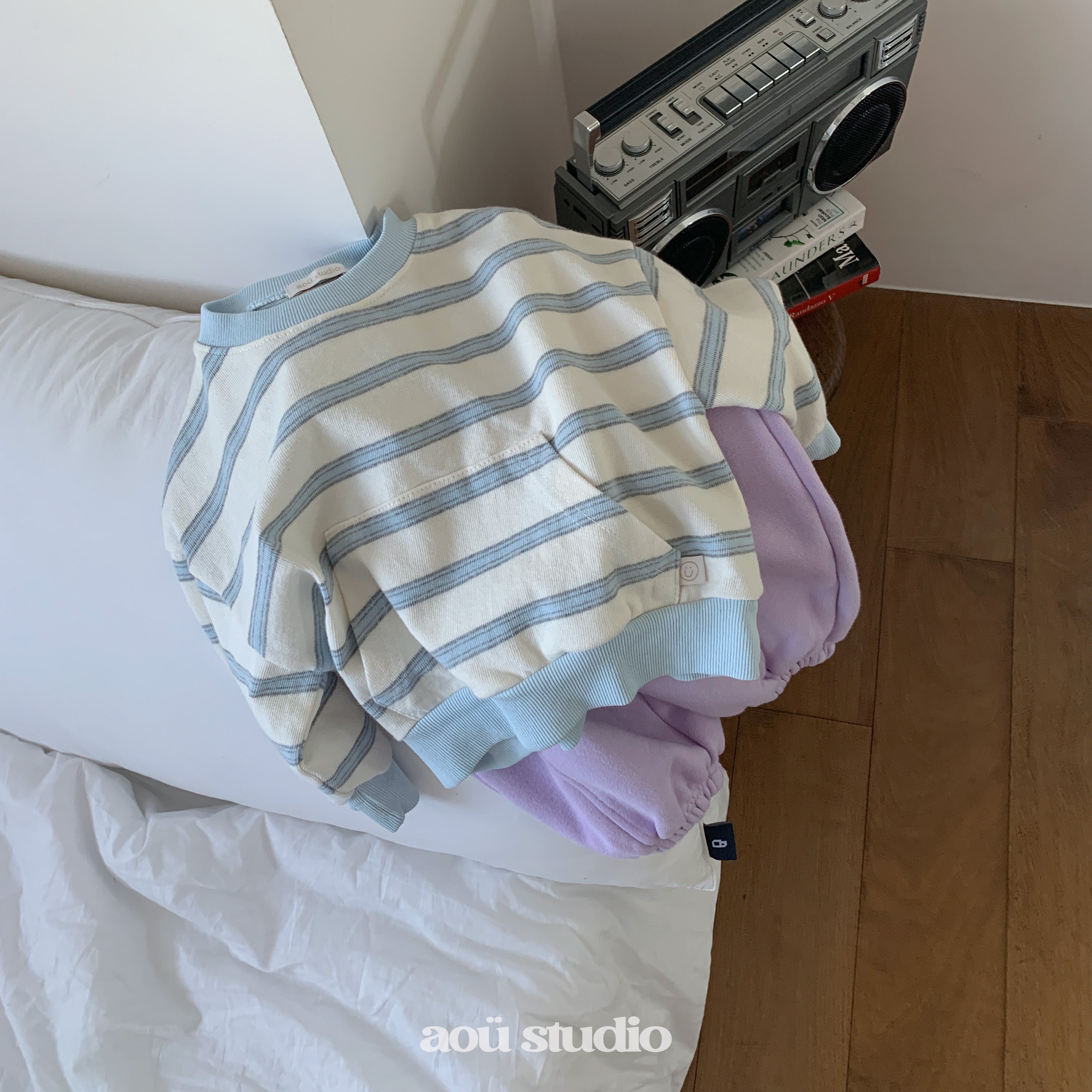 ［aou studio］Day stripe mtm