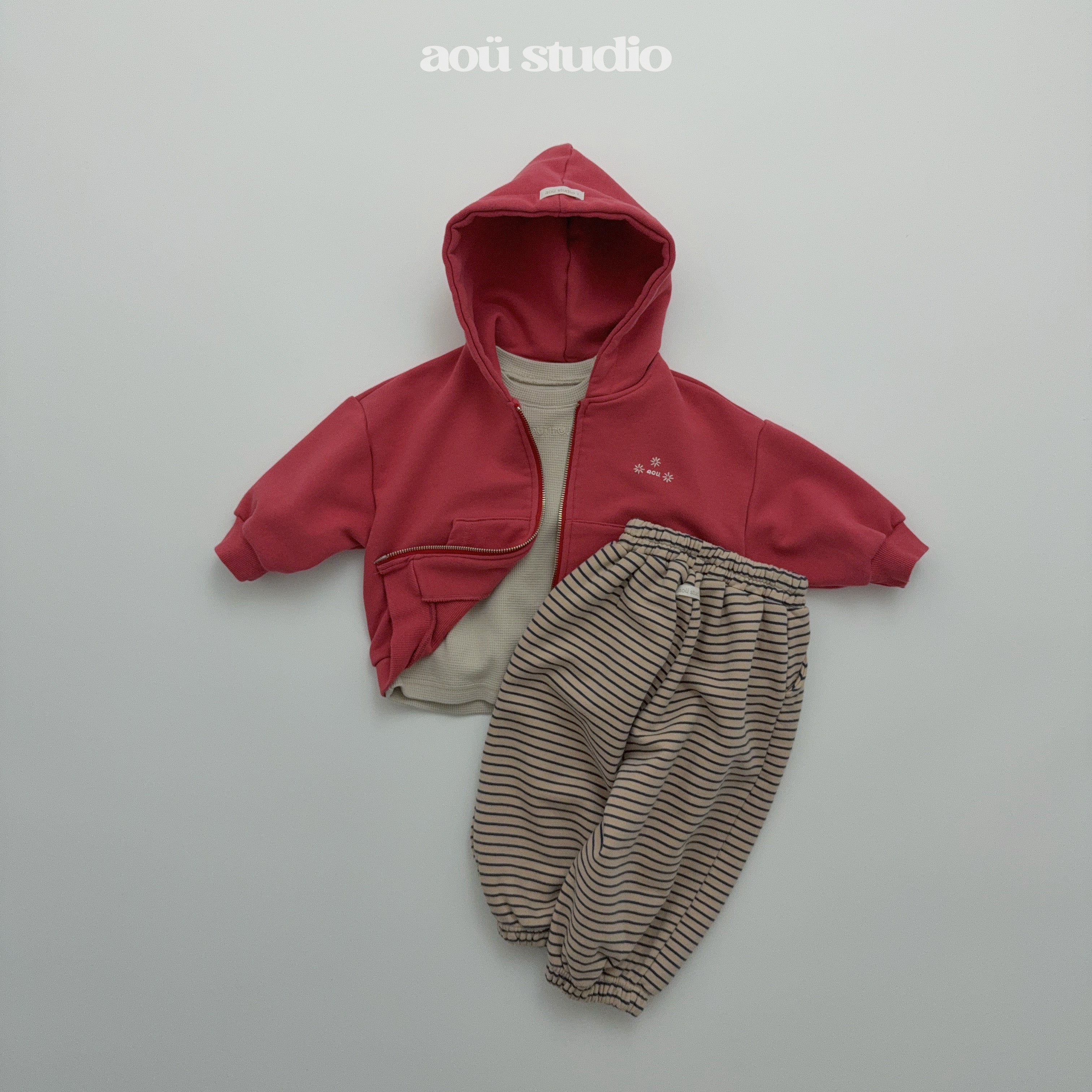 ［aou studio］Aou hood zip up